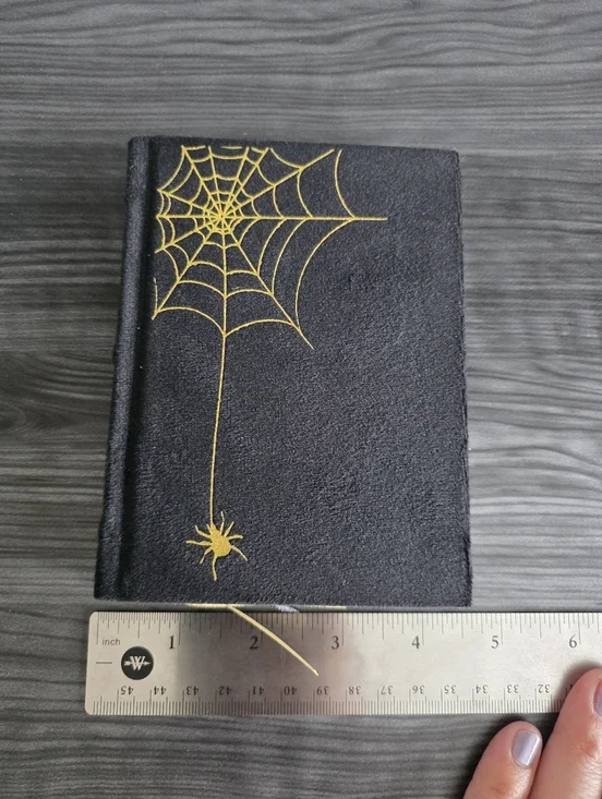 Spider web little black book journal - Picture 5 of 5